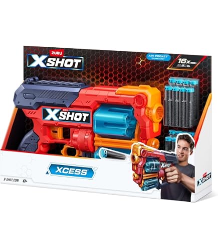 Amazon.com: X-Shot 36502 Excel Xcess Foam Blaster (16 Darts